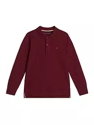 TOMMY HILFIGER | Jungen Poloshirt | Rojo oscuro