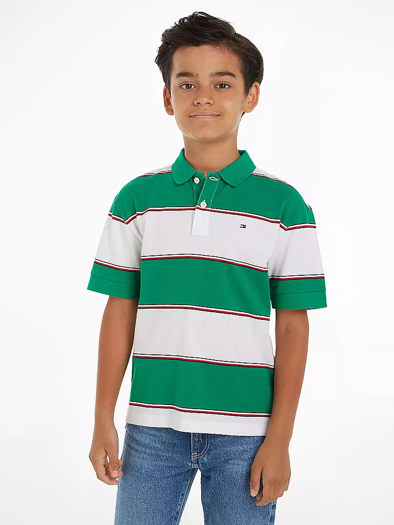 TOMMY HILFIGER | Jungen Poloshirt | Verde