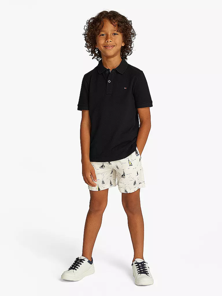 TOMMY HILFIGER | Jungen Poloshirt | Negro