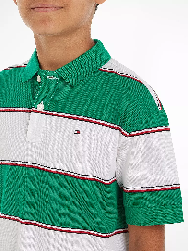 TOMMY HILFIGER | Jungen Poloshirt | Verde
