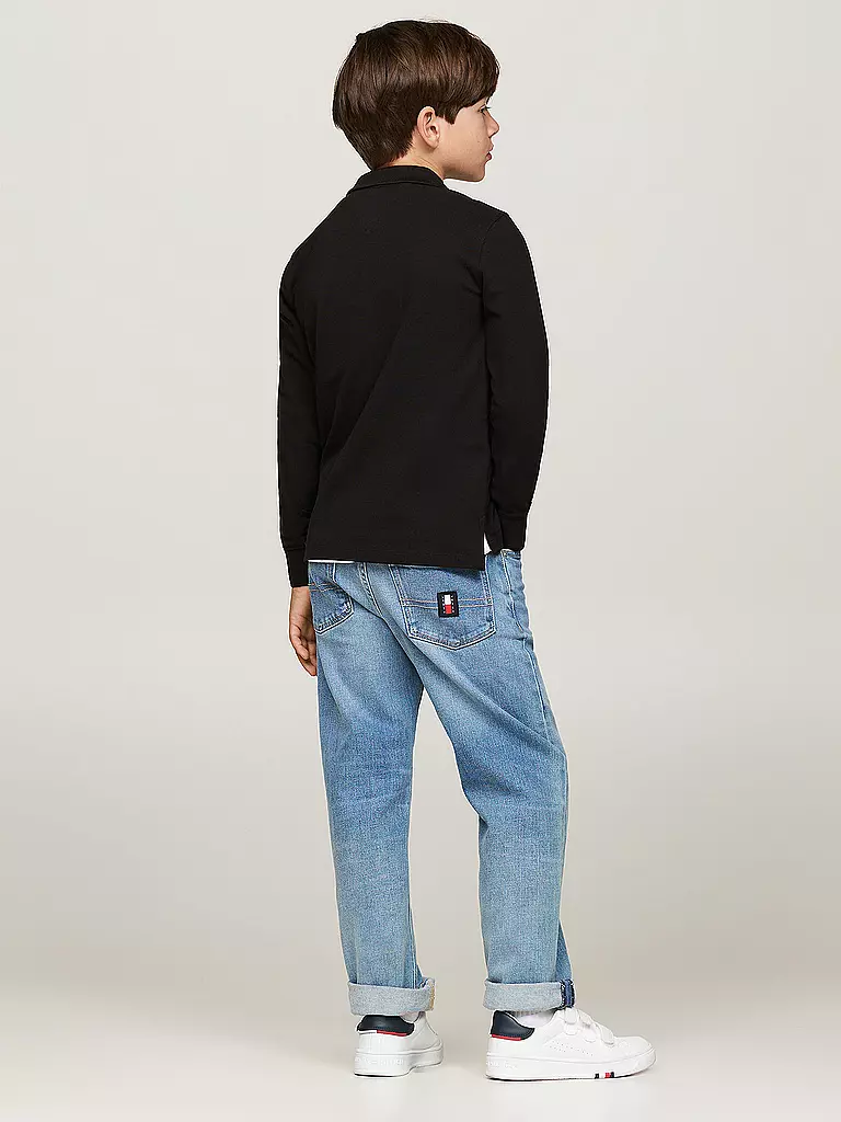 TOMMY HILFIGER | Jungen Poloshirt | Negro