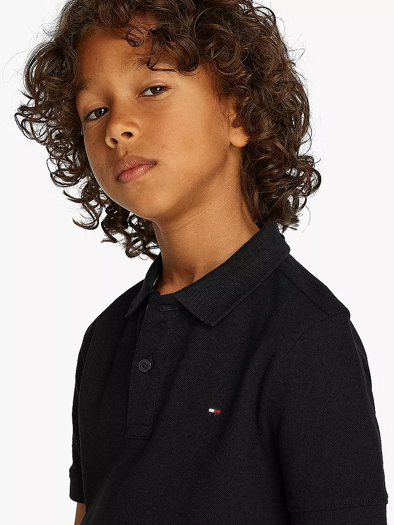 TOMMY HILFIGER | Jungen Poloshirt | Negro