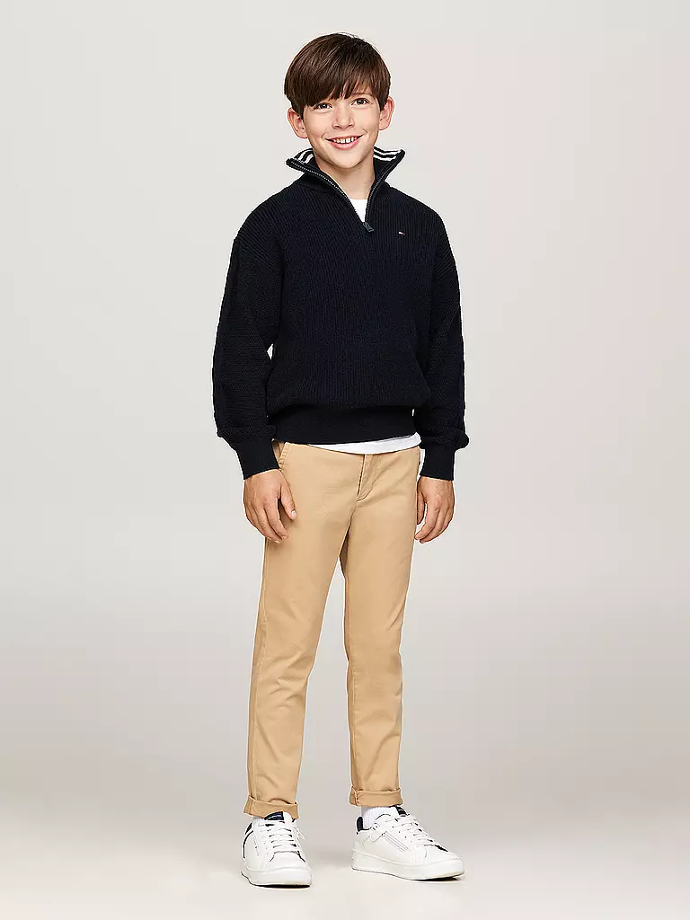 TOMMY HILFIGER | Jungen Pullover  | Azul oscuro