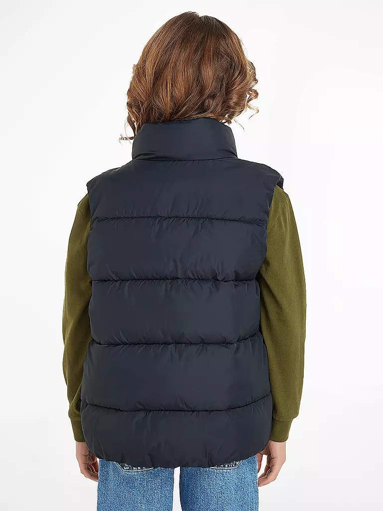 TOMMY HILFIGER | Jungen Steppgilet | Azul oscuro