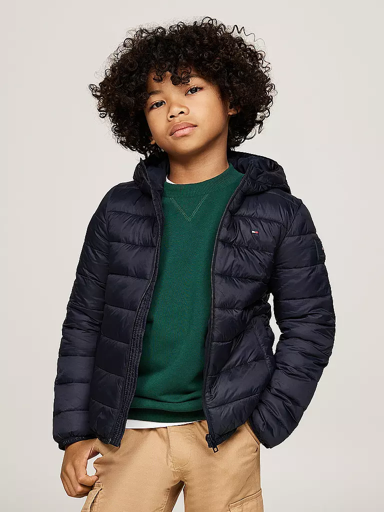 TOMMY HILFIGER | Jungen Steppjacke | Azul oscuro
