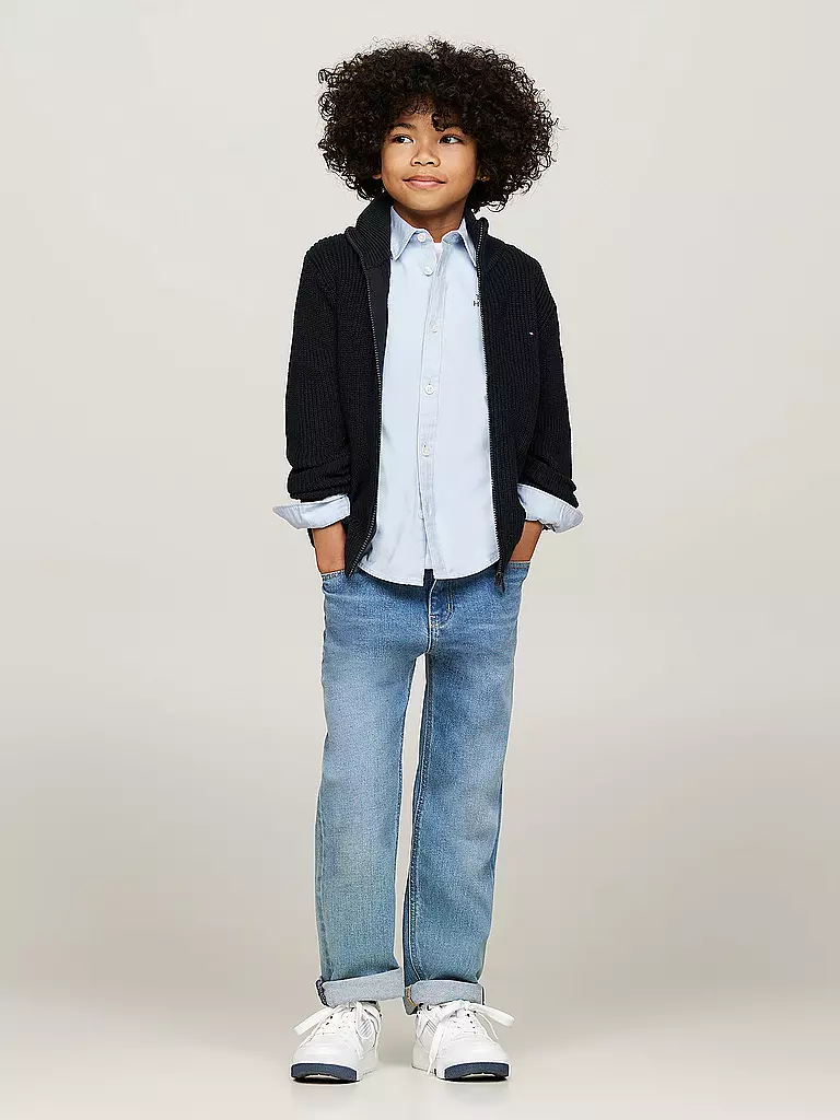 TOMMY HILFIGER | Jungen Strickjacke | Azul oscuro