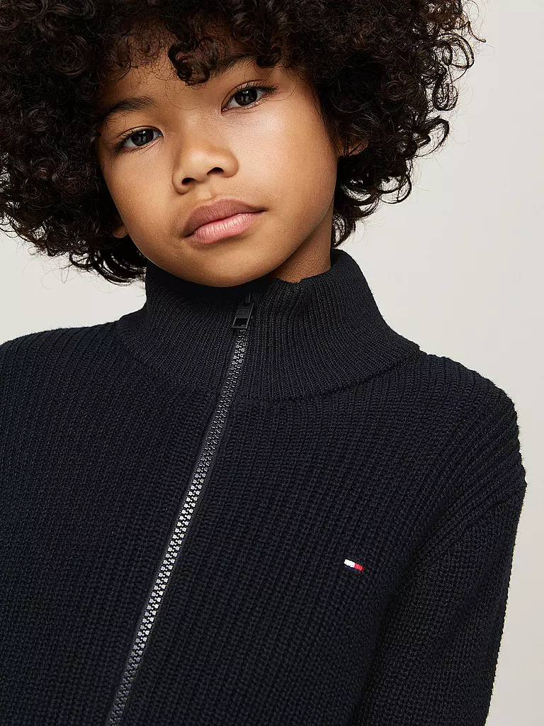 TOMMY HILFIGER | Jungen Strickjacke | Azul oscuro