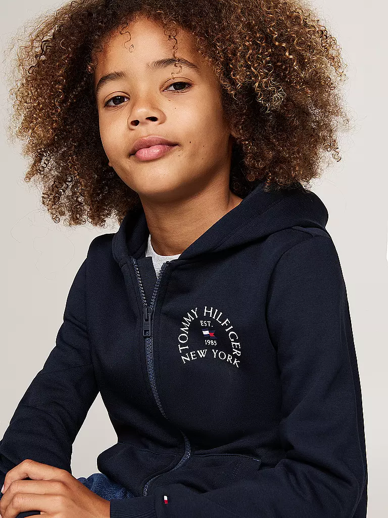 TOMMY HILFIGER | Jungen Sweatjacke | Azul oscuro