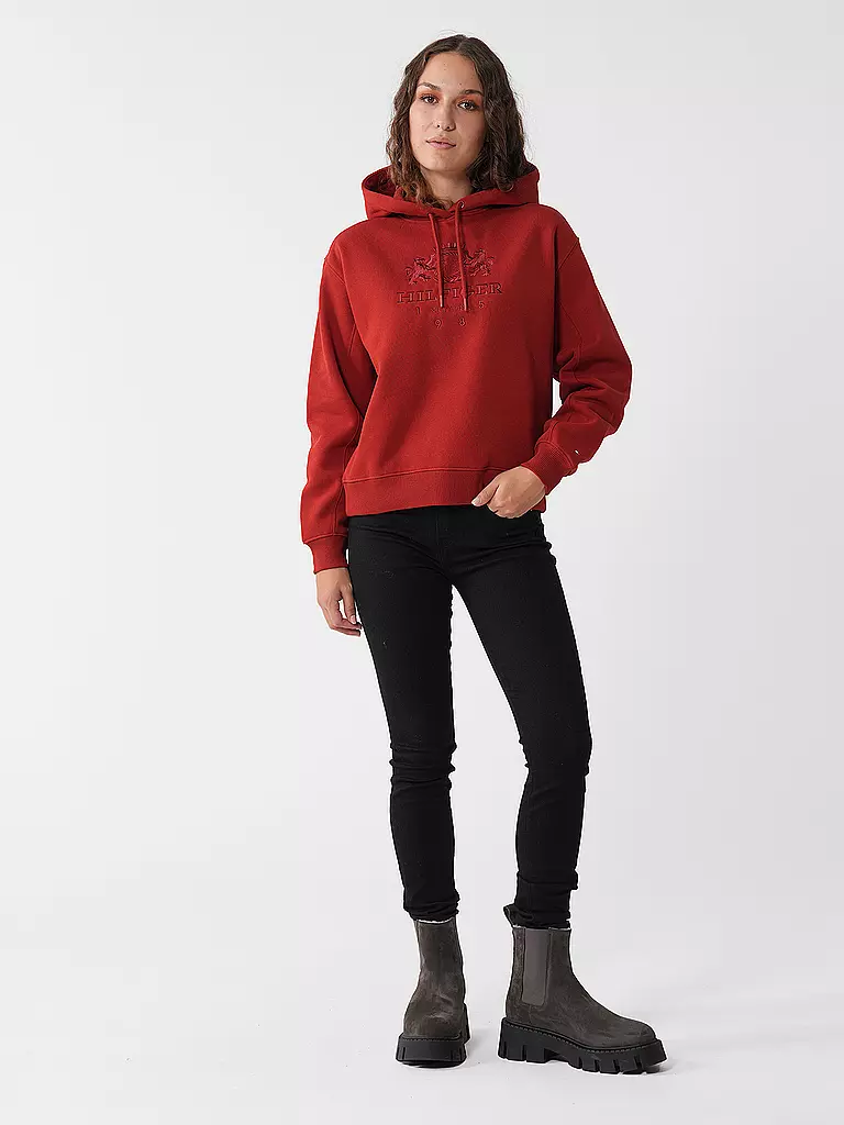 TOMMY HILFIGER | Kapuzenpullover - Hoodie | Rojo