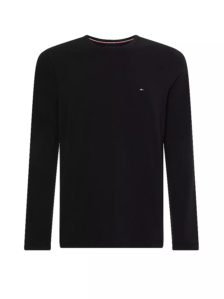 TOMMY HILFIGER | Langarmshirt Slim Fit | Negro