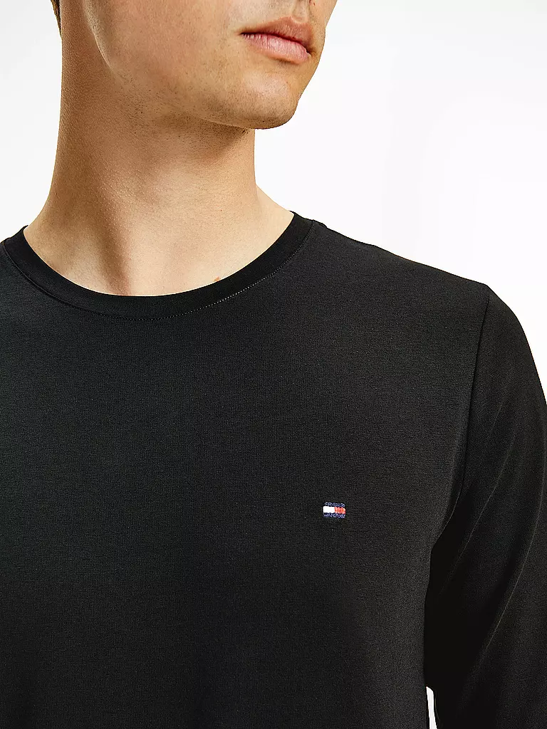 TOMMY HILFIGER | Langarmshirt Slim Fit | Negro