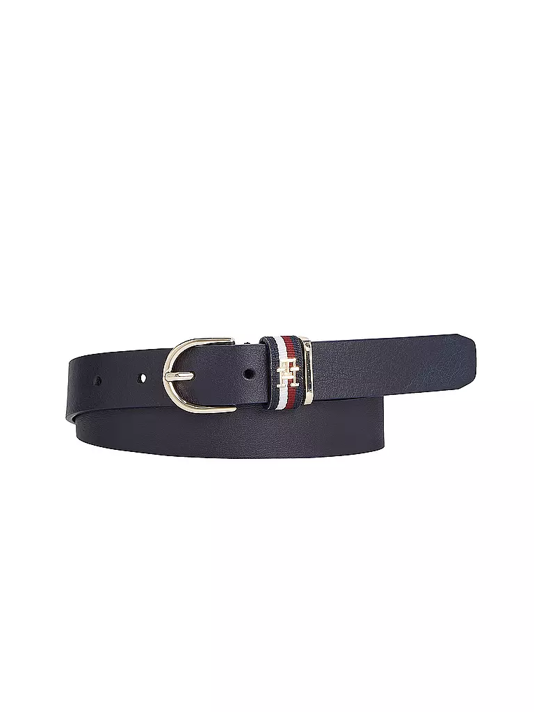 TOMMY HILFIGER | Ledergürtel | Azul oscuro