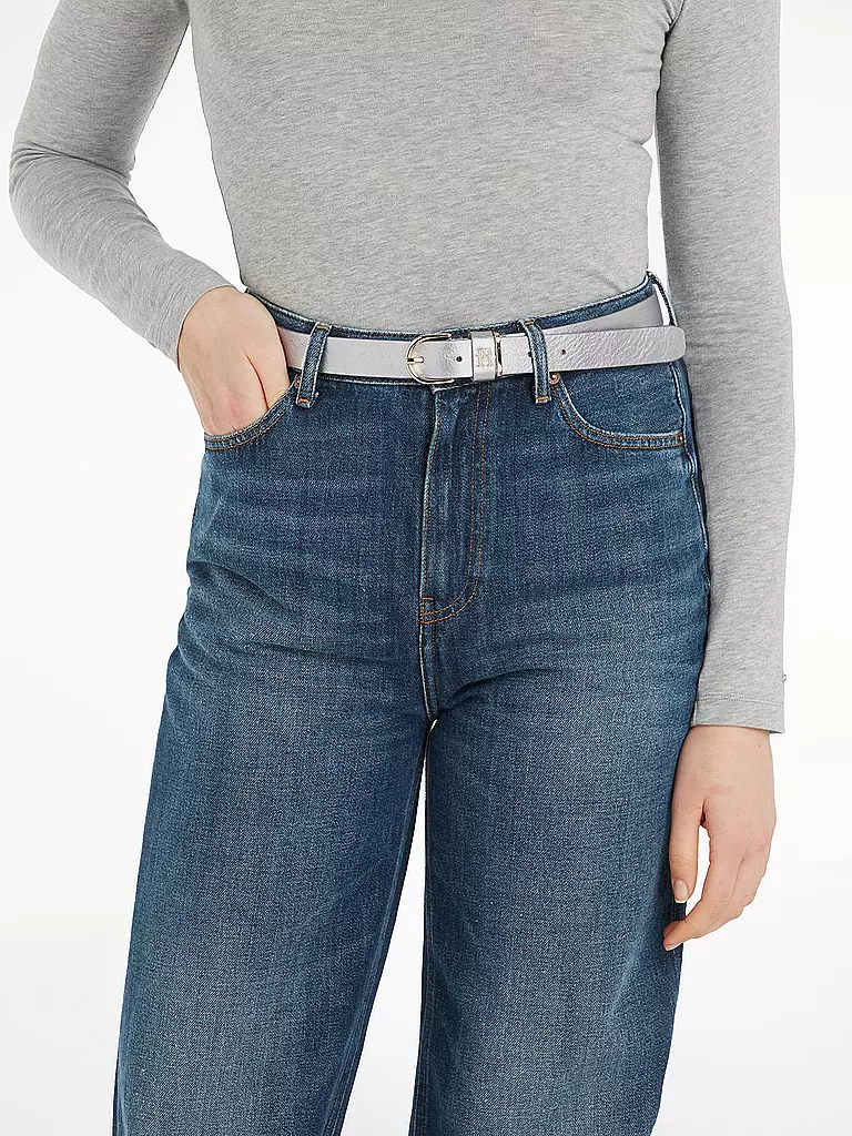 TOMMY HILFIGER | Ledergürtel | Plata