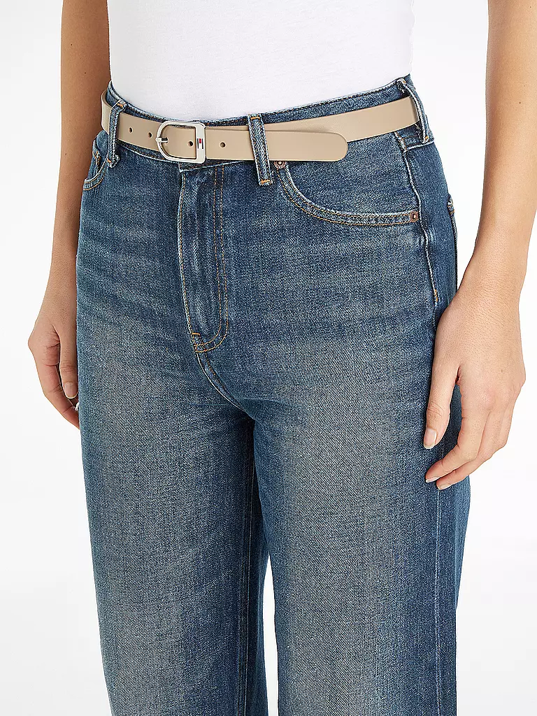 TOMMY HILFIGER | Ledergürtel | Beige