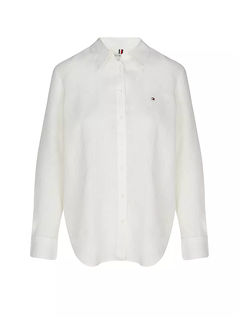 TOMMY HILFIGER | Leinenbluse | Blanco