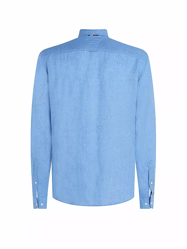 TOMMY HILFIGER | Leinenhemd  | Azul claro