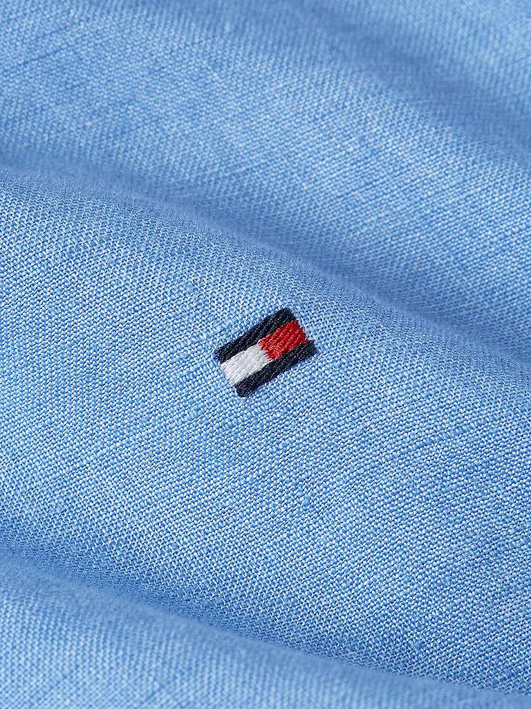 TOMMY HILFIGER | Leinenhemd  | Azul claro