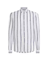 TOMMY HILFIGER | Leinenhemd Slim Fit  | Blanco