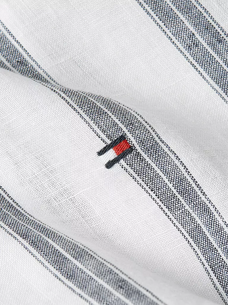 TOMMY HILFIGER | Leinenhemd Slim Fit  | Blanco