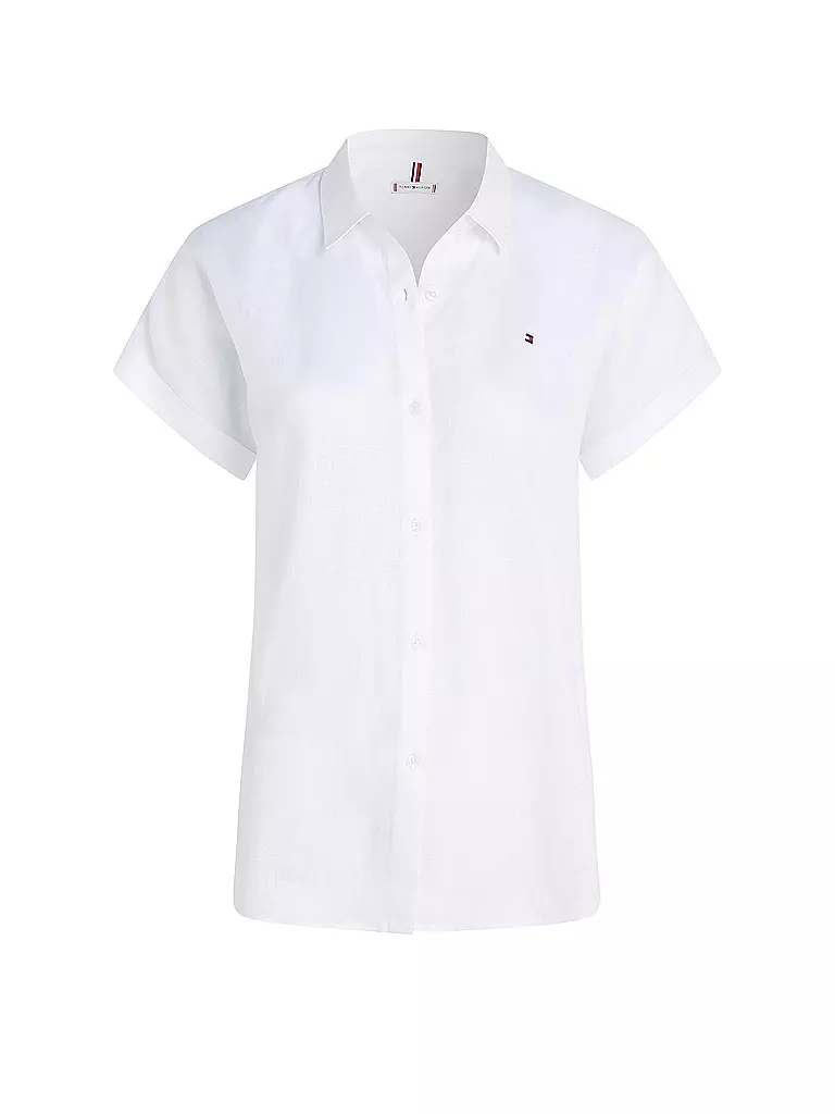 TOMMY HILFIGER | Leinenhemd | Blanco