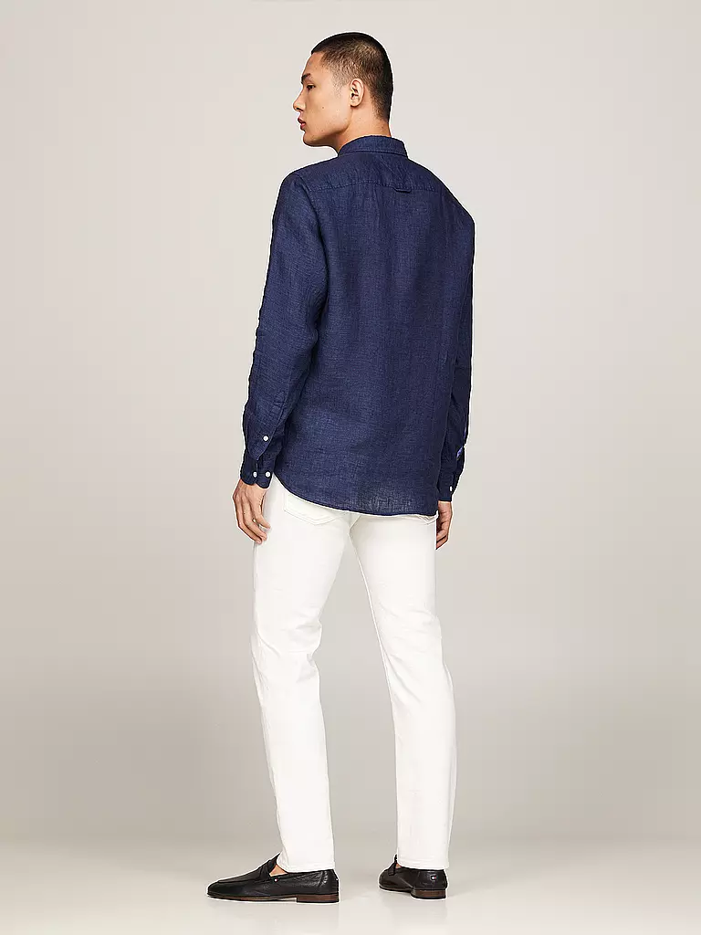 TOMMY HILFIGER | Leinenhemd | Azul