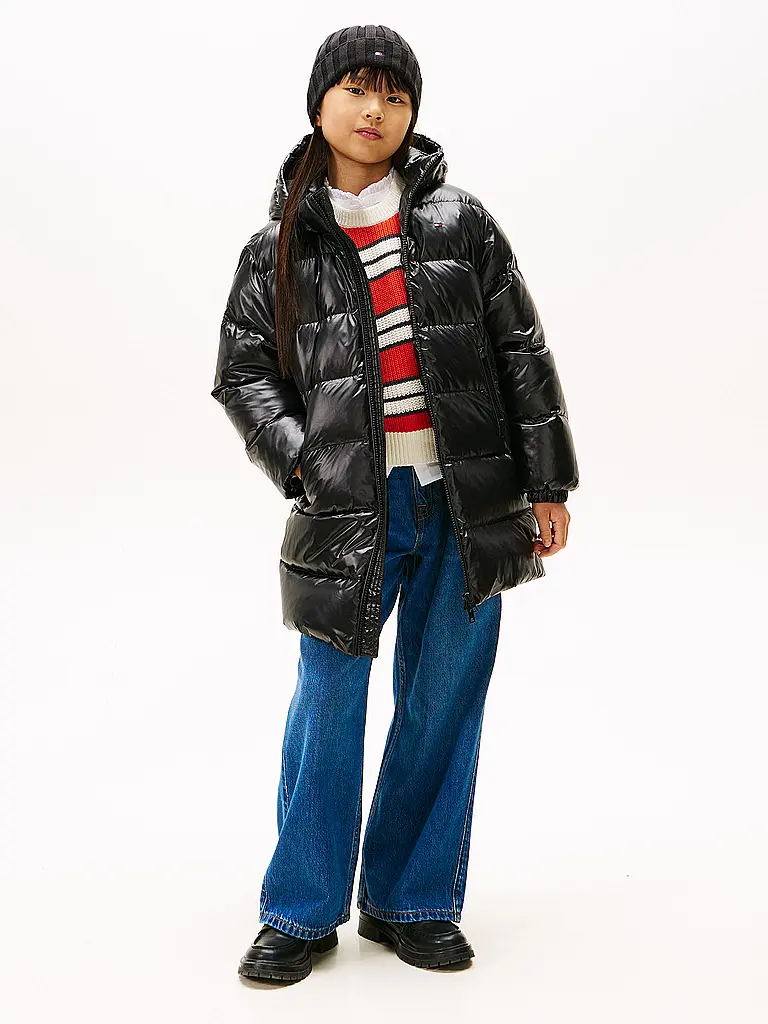 TOMMY HILFIGER | Mädchen Mantel  | Negro