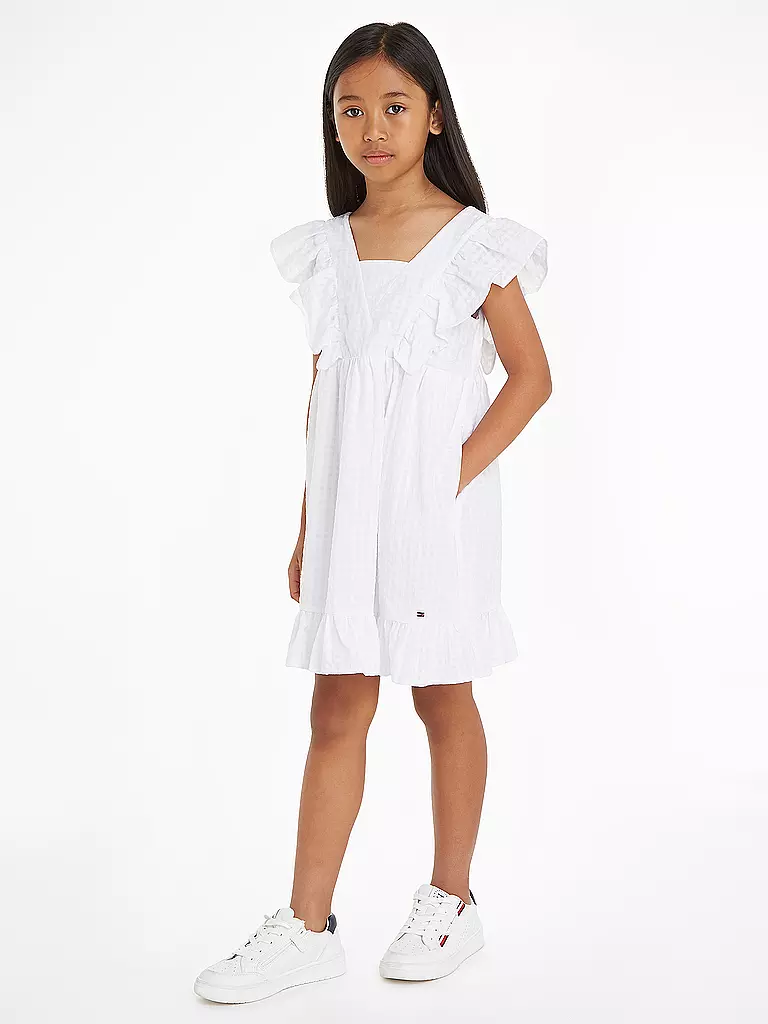 TOMMY HILFIGER | Mädchen Minikleid | Blanco