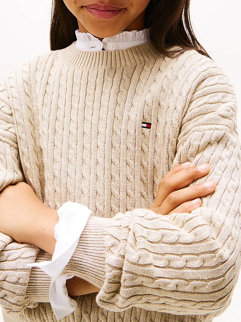 TOMMY HILFIGER | Mädchen Pullover | Beige