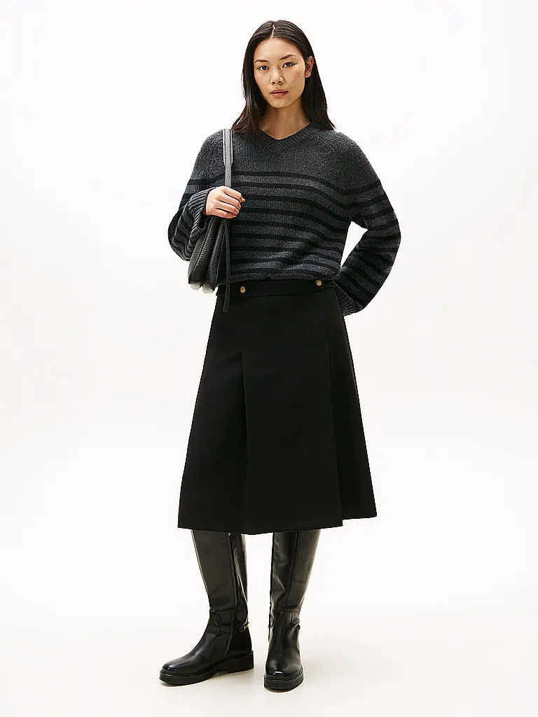 TOMMY HILFIGER | Midi falda | Negro