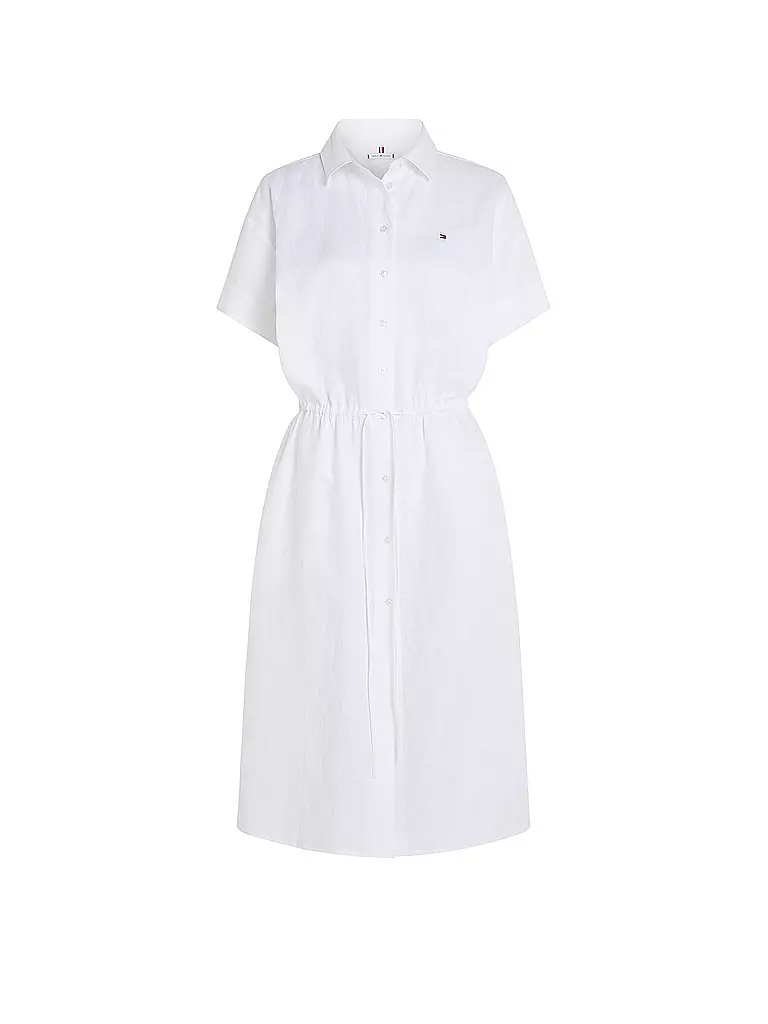 TOMMY HILFIGER | Midikleid | Blanco