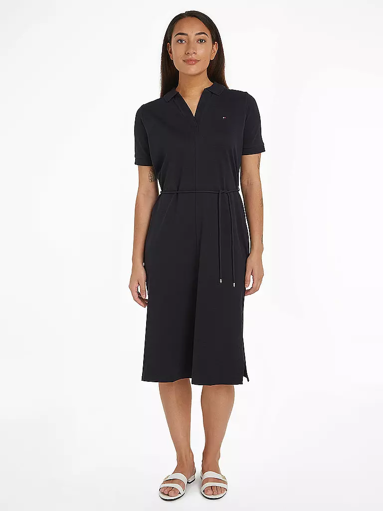 TOMMY HILFIGER | Midikleid | Azul oscuro