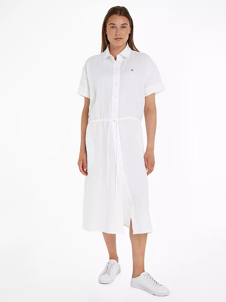 TOMMY HILFIGER | Midikleid | Blanco