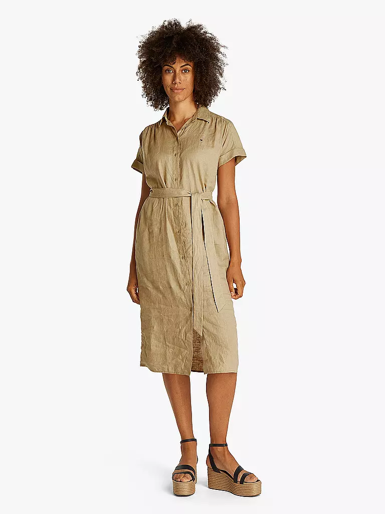 TOMMY HILFIGER | Midikleid | Beige