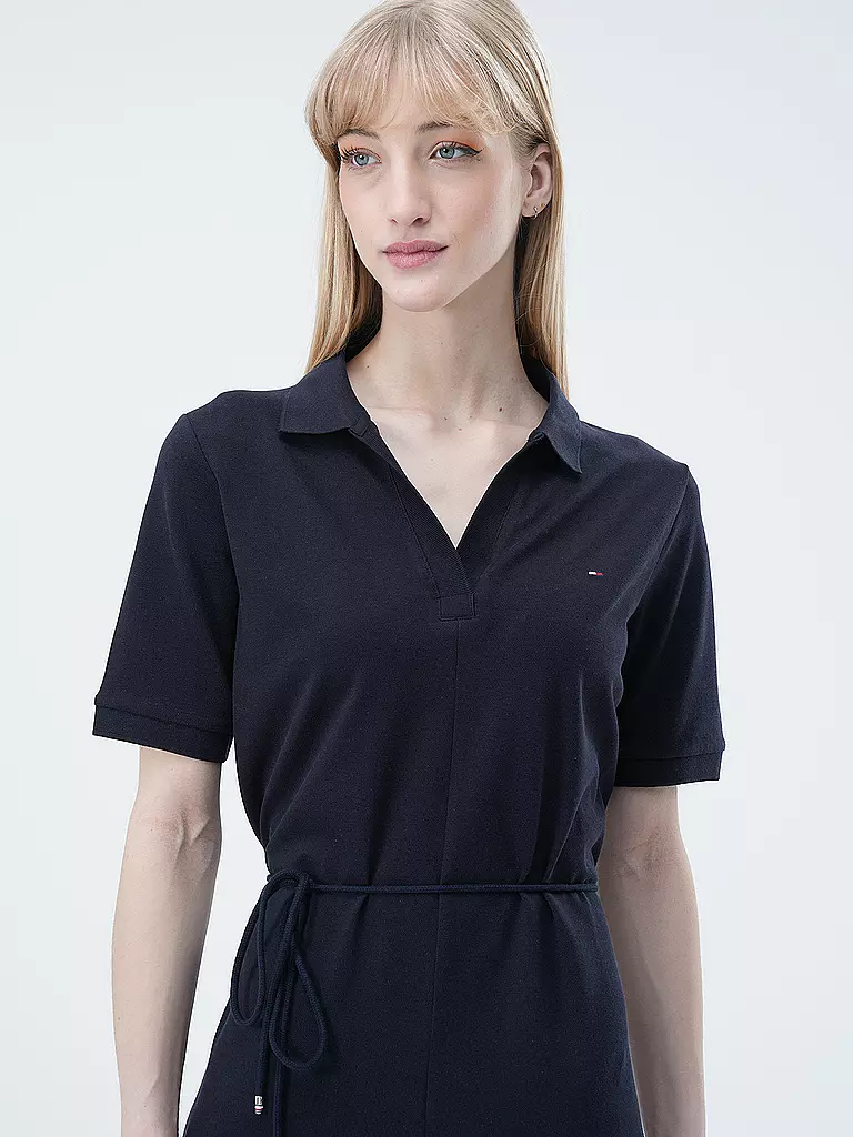 TOMMY HILFIGER | Midikleid | Azul oscuro