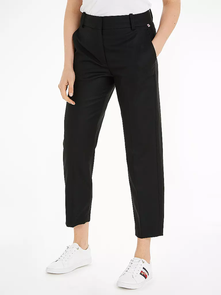 TOMMY HILFIGER | Pantalón de vestir 7/8 | Negro
