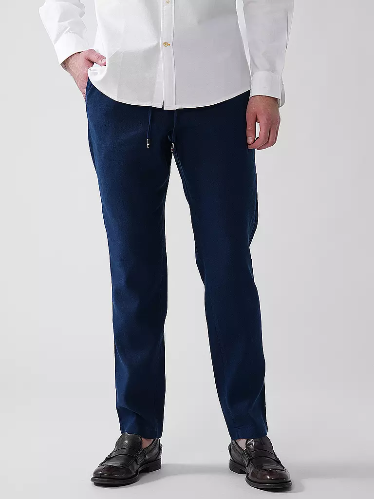 TOMMY HILFIGER | Pantalones de lino SORONA | Azul