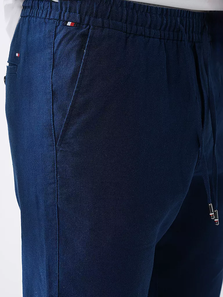 TOMMY HILFIGER | Pantalones de lino SORONA | Azul