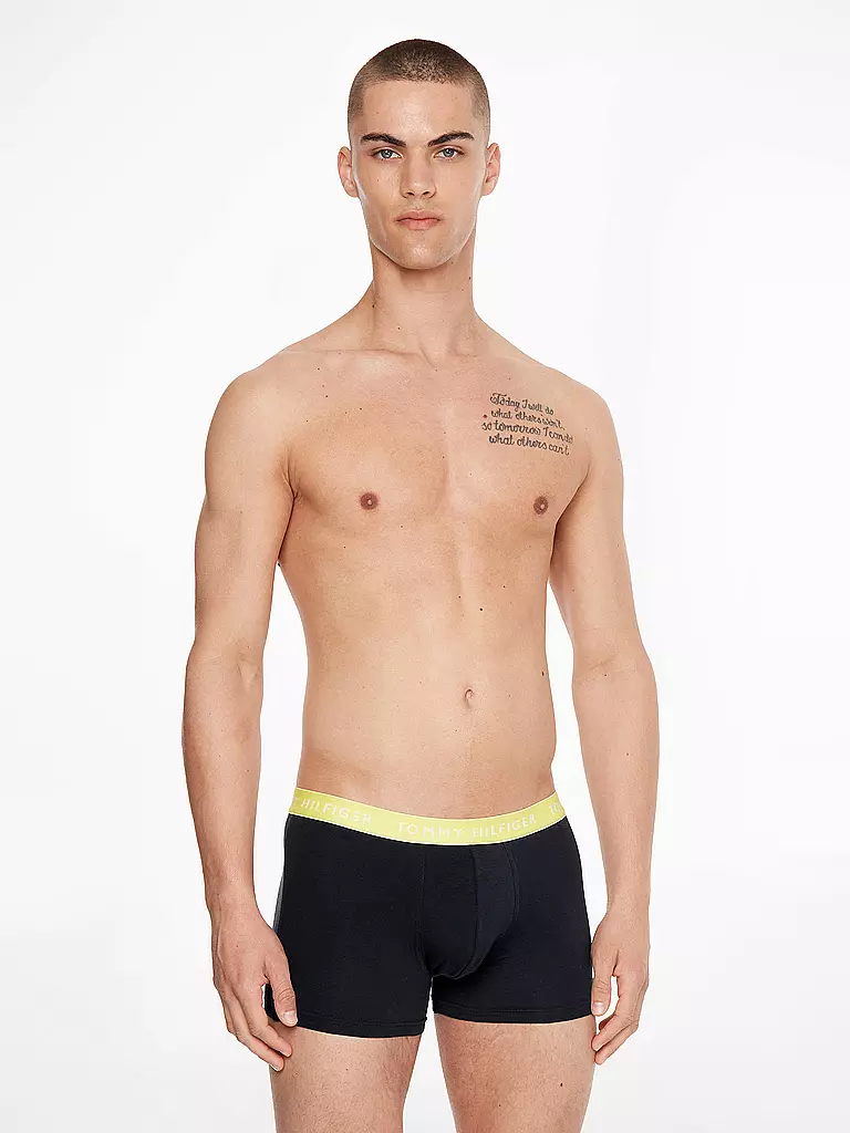 TOMMY HILFIGER | Pants 3er Pkg schwarz | Negro