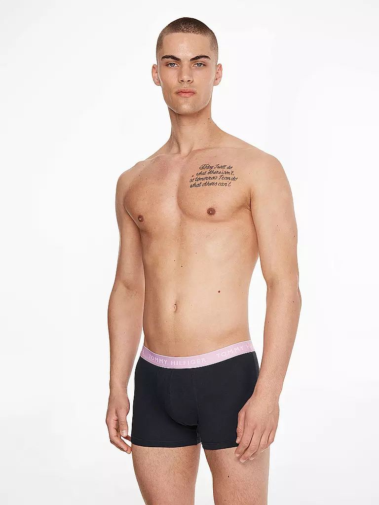 TOMMY HILFIGER | Pants 3er Pkg schwarz | Negro