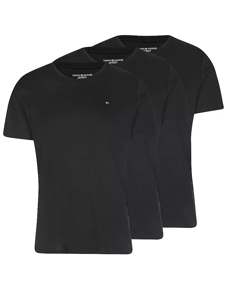 TOMMY HILFIGER | Paquete de 3 camisetas | Negro