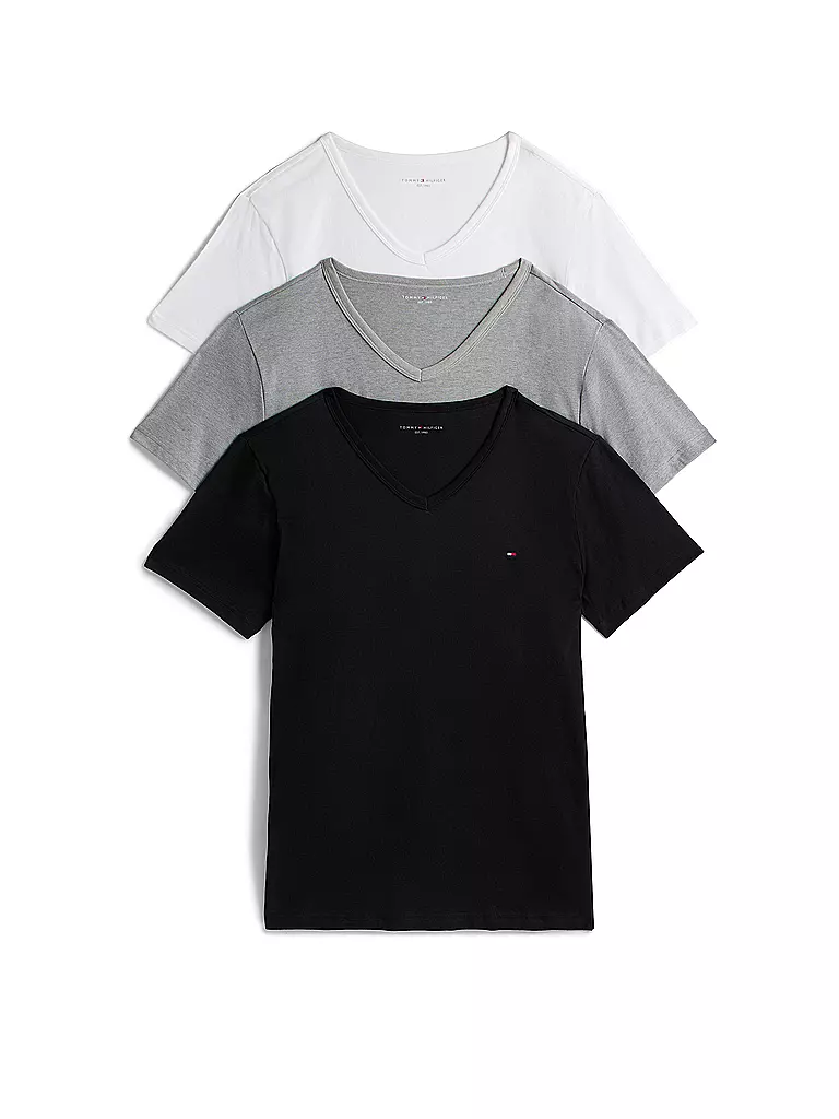 TOMMY HILFIGER | Paquete de 3 camisetas | Gris claro