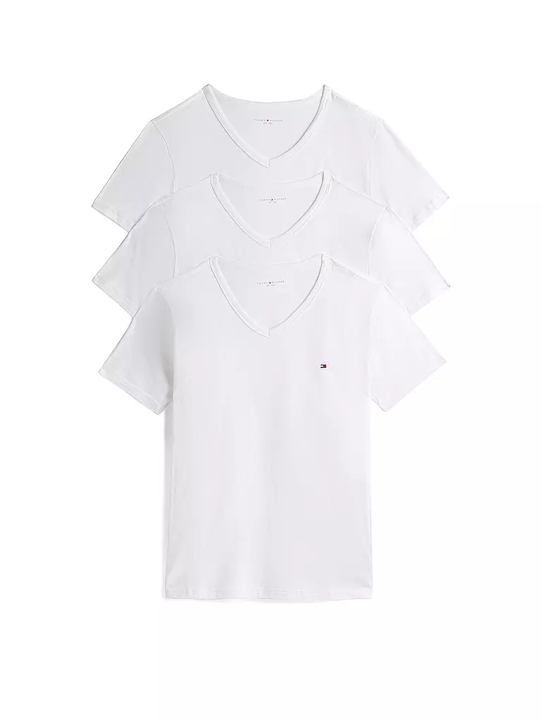 TOMMY HILFIGER | Paquete de 3 camisetas | Blanco