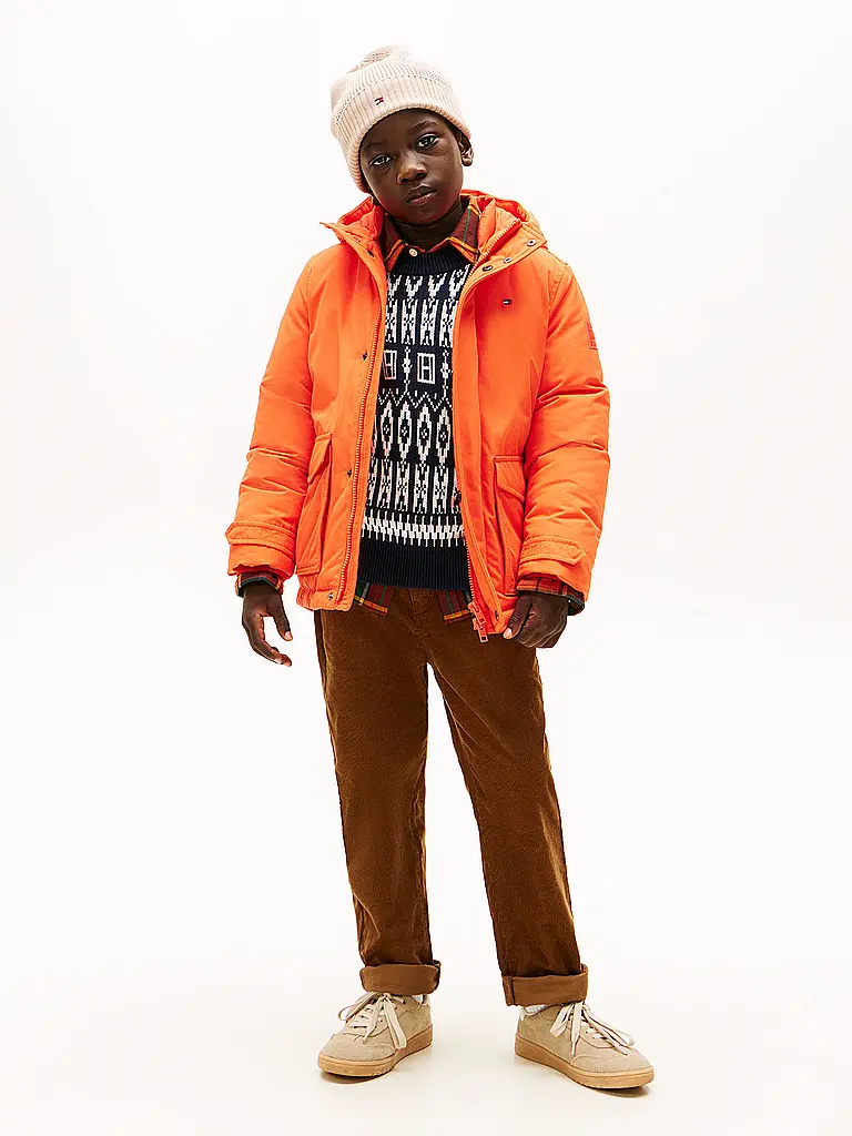 TOMMY HILFIGER | Parka para niño | Naranja