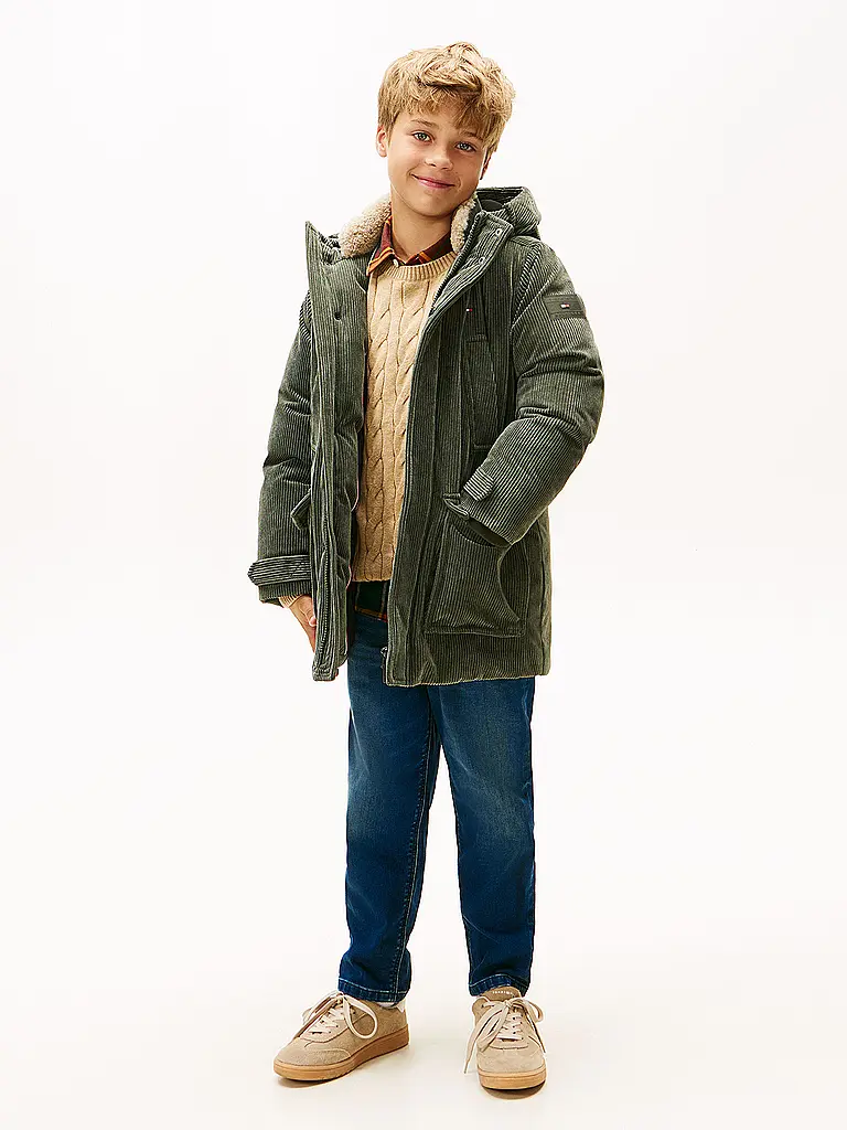 TOMMY HILFIGER | Parka para niño | Oliva