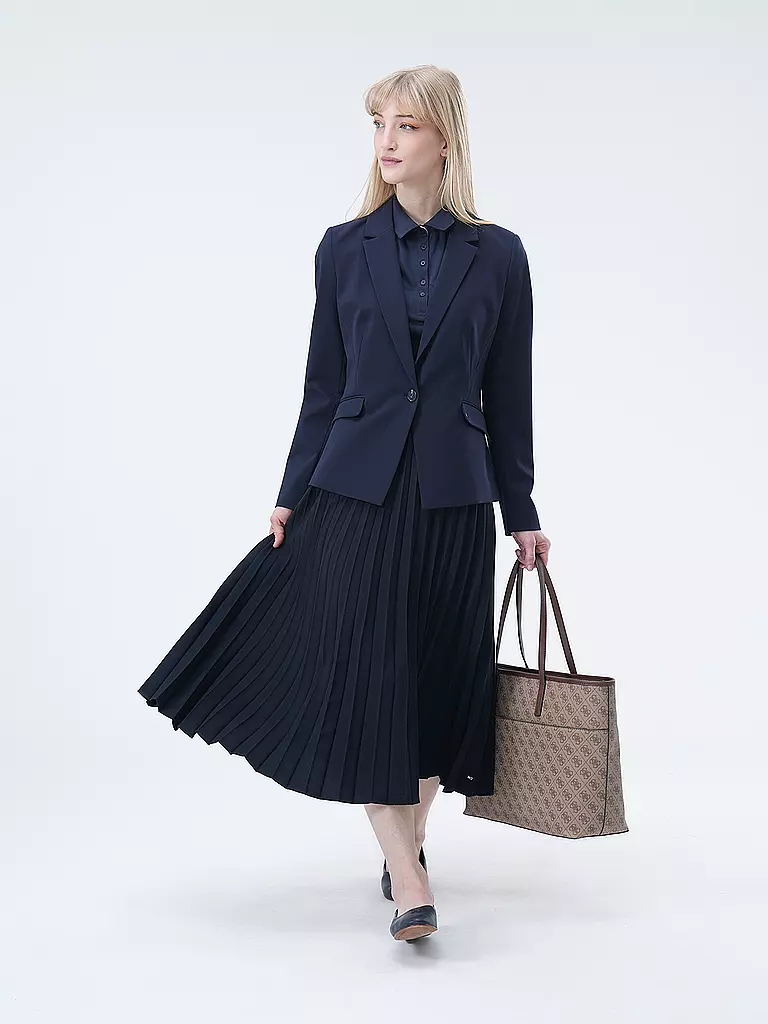 TOMMY HILFIGER | Plisseerock  | Azul oscuro