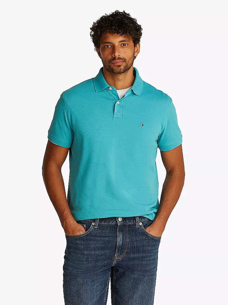 TOMMY HILFIGER | Polo de corte regular | türkis