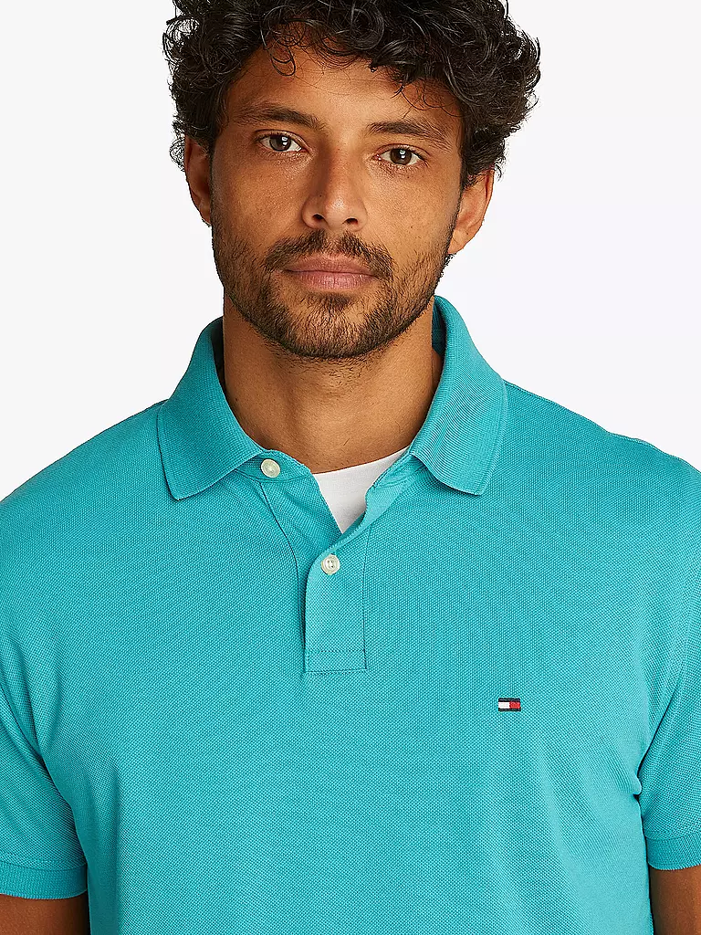 TOMMY HILFIGER | Polo de corte regular | türkis