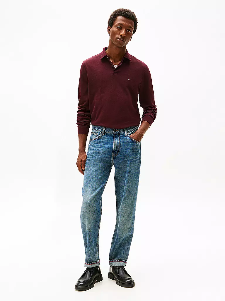 TOMMY HILFIGER | Polo Regular Fit 1985 | Rojo oscuro