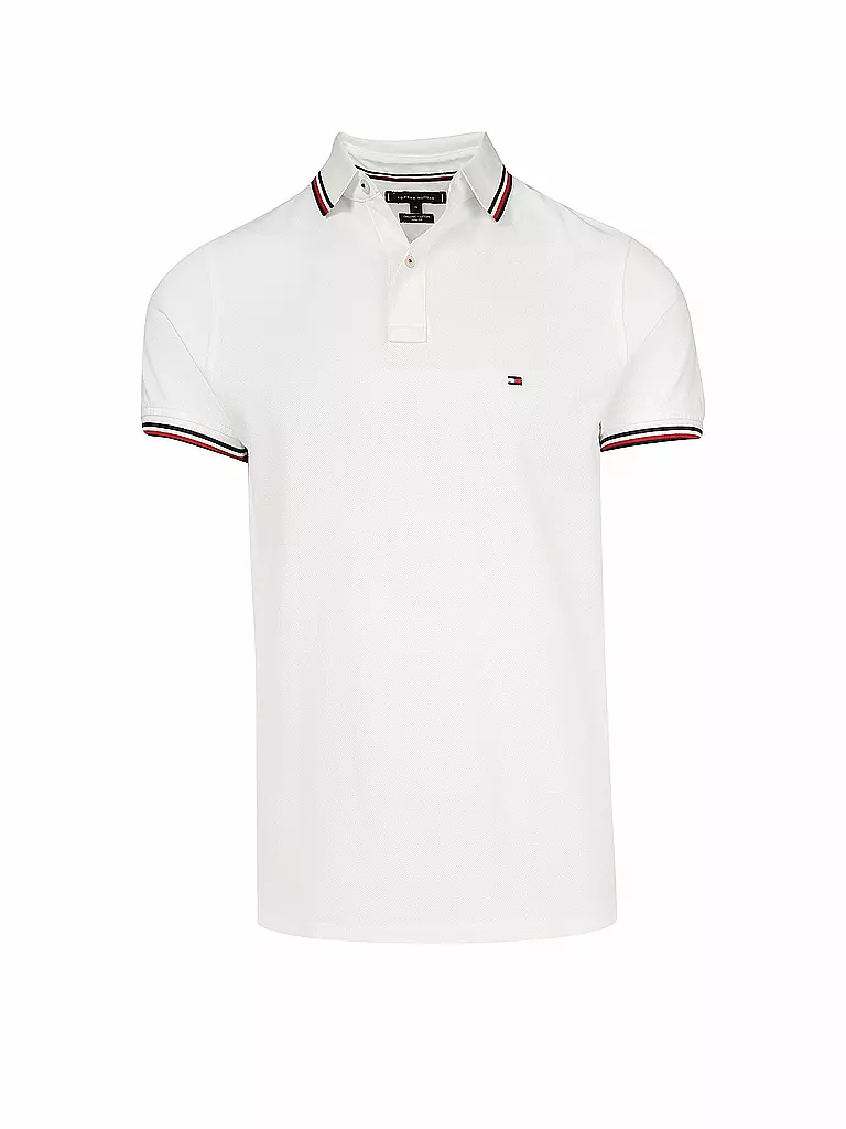 TOMMY HILFIGER | Polo Slim Fit | Blanco