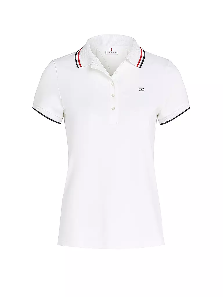 TOMMY HILFIGER | Polo Slim Fit | Blanco